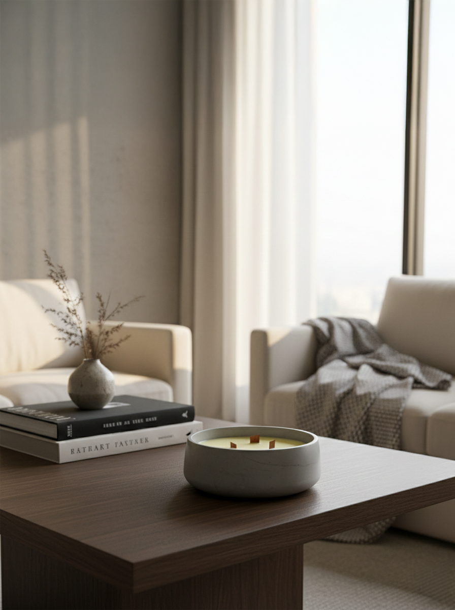 "Sunshine" kaars – Sojawas & Pure Citroen