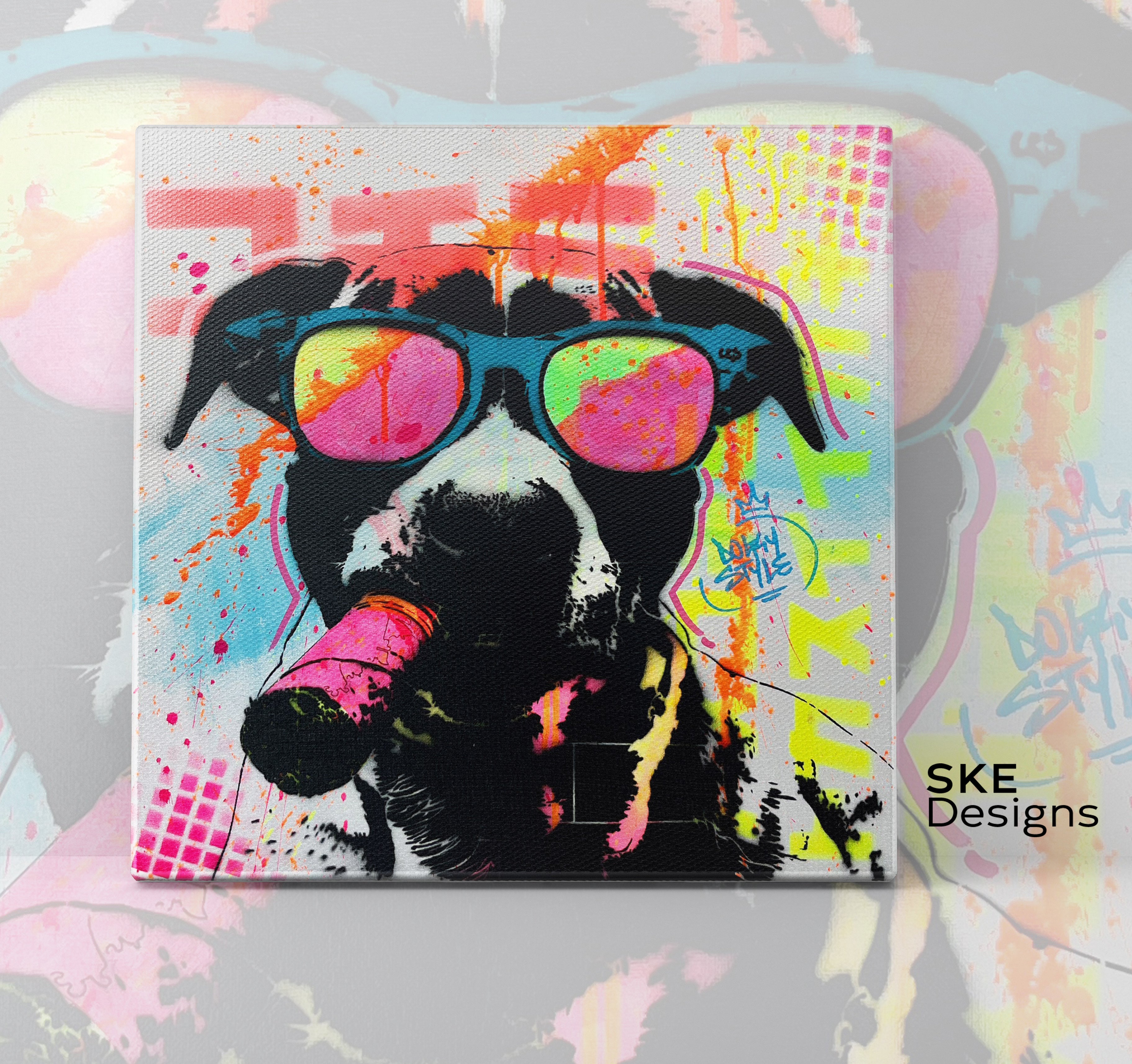 Pop Art DOGGY Canvas 50x50cm