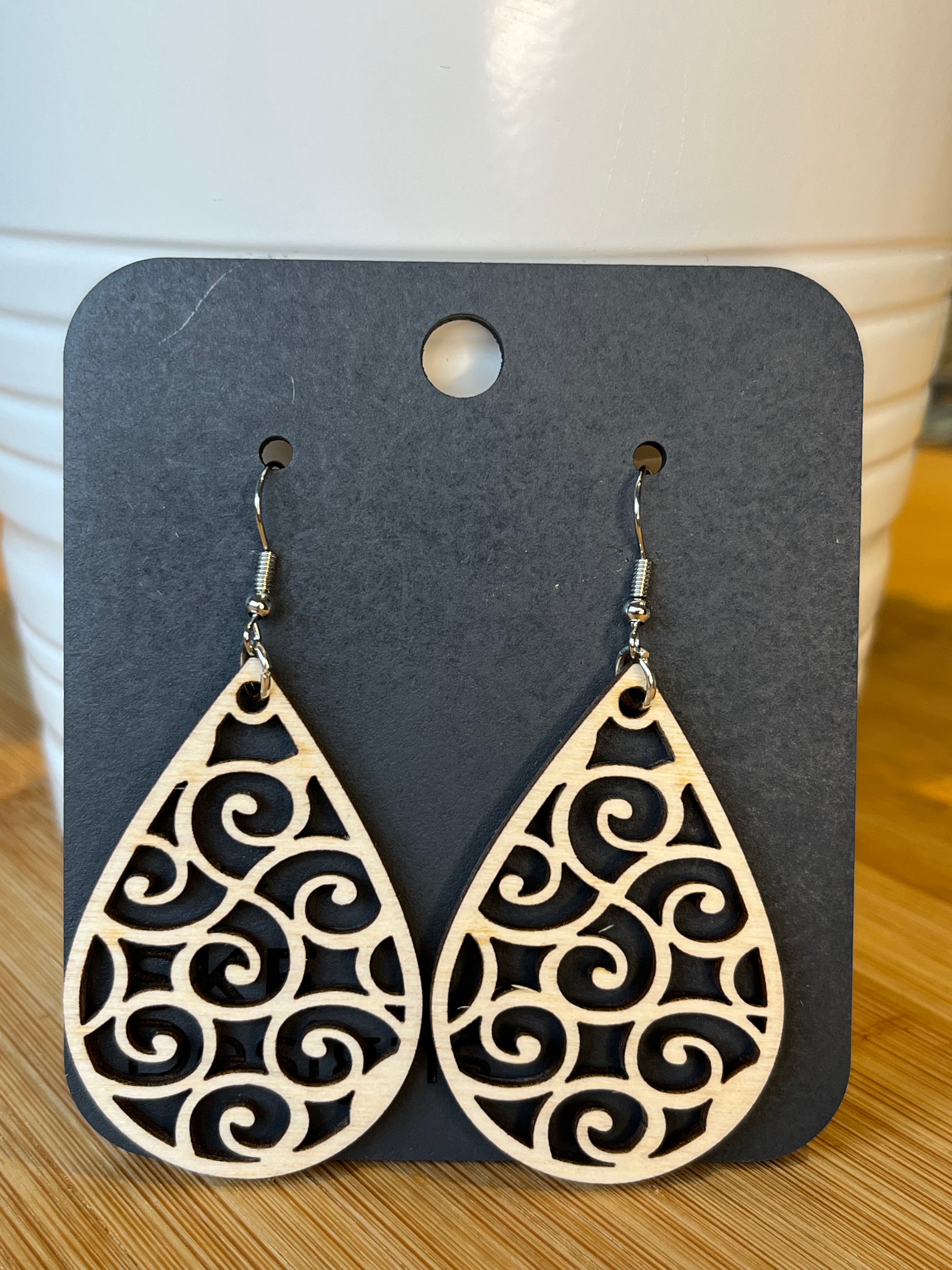 Boucles d'oreilles en forme de goutte