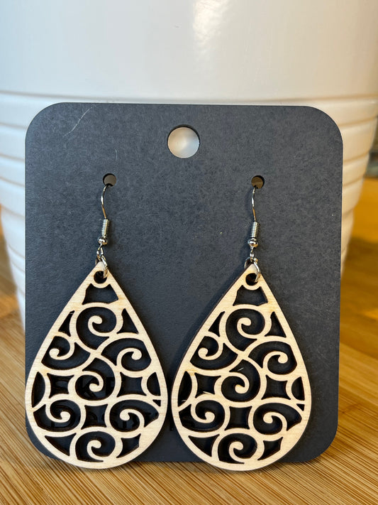 Boucles d'oreilles en forme de goutte