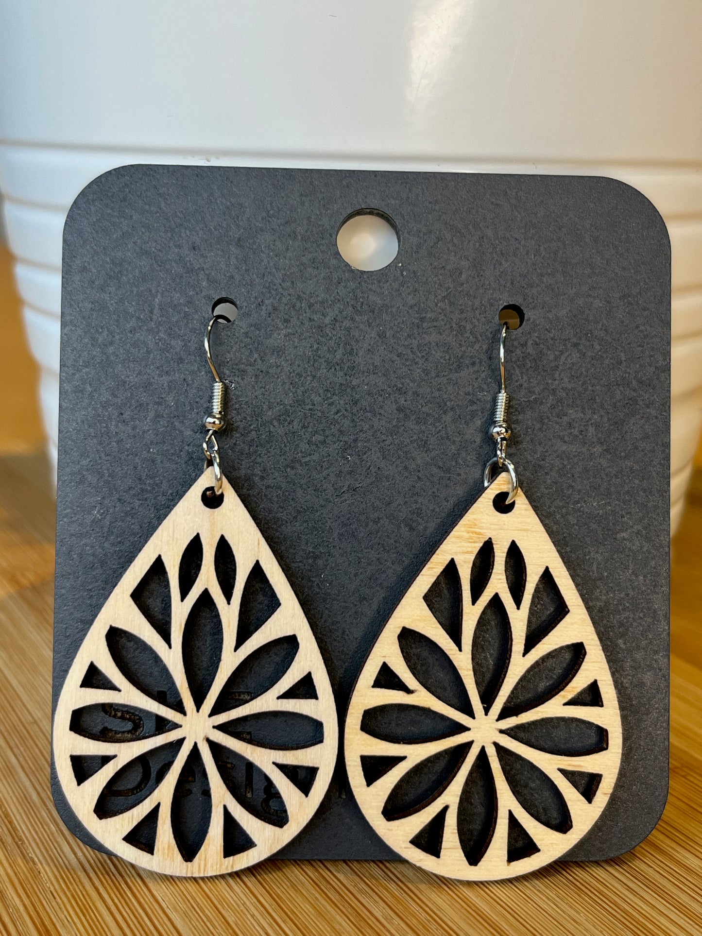 Teardrop earrings