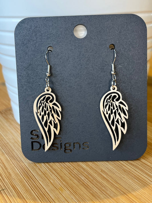 Boucles d'oreilles ailes d'ange