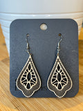 Boucles d'oreilles en forme de goutte (mandala)