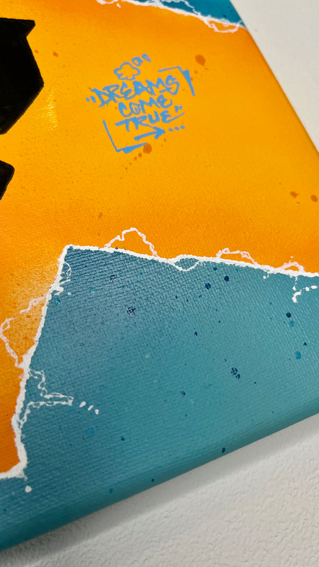 Dream Big: Colorful and inspiring graffiti 30x40