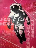 ASTRO - l'astronaute pop art 60x80
