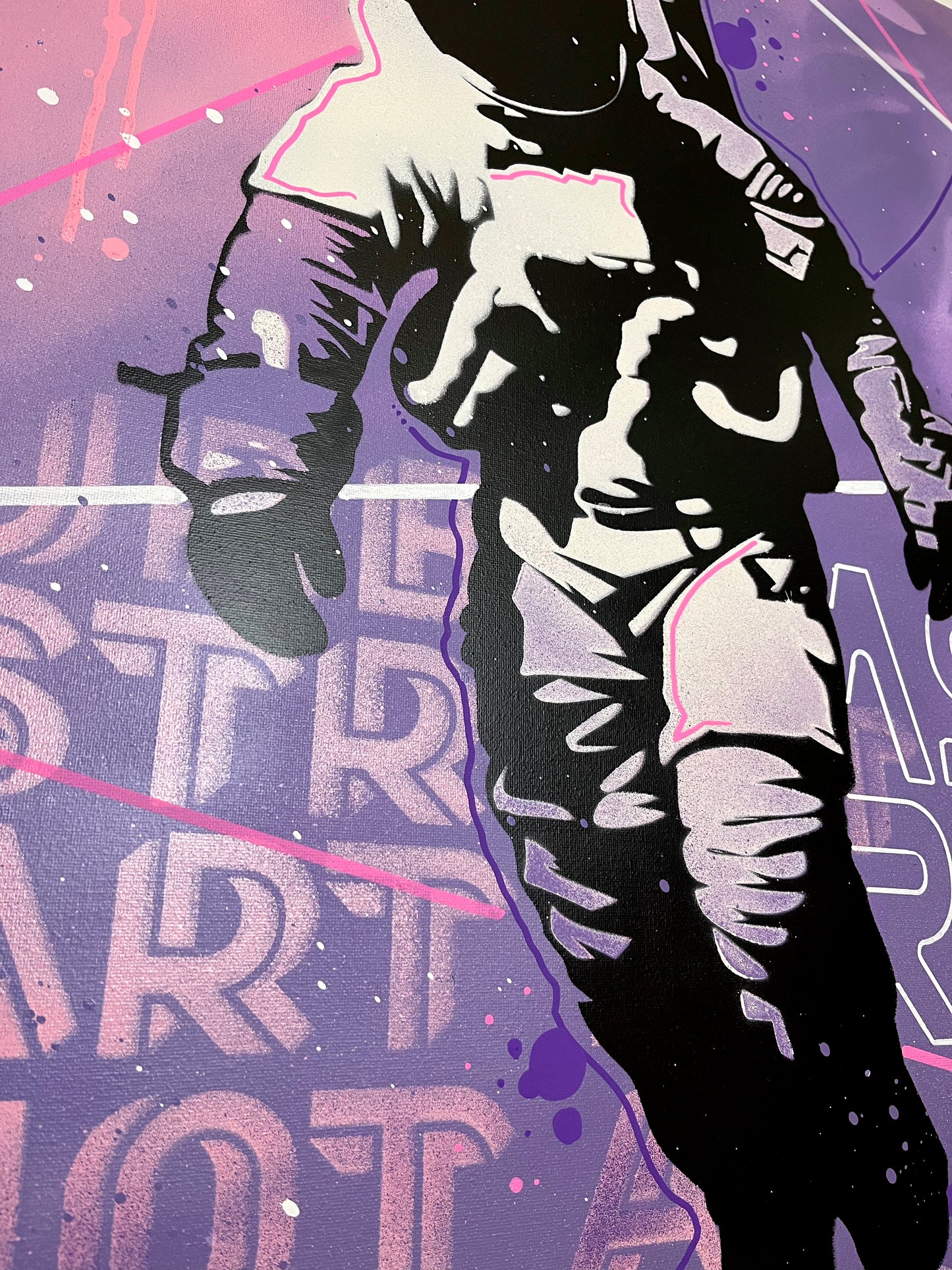ASTRO - l'astronaute pop art 60x80