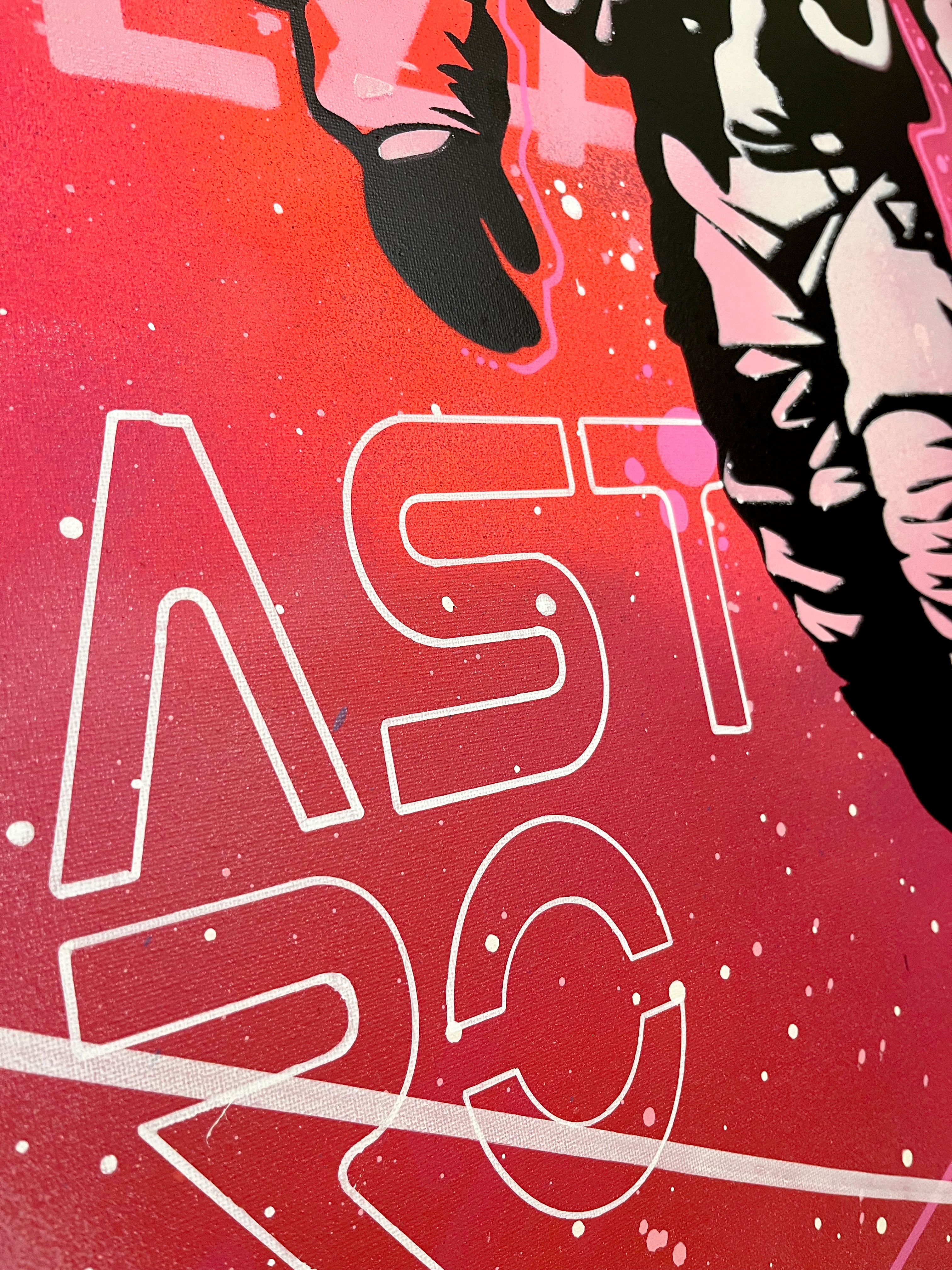 ASTRO - l'astronaute pop art 60x80