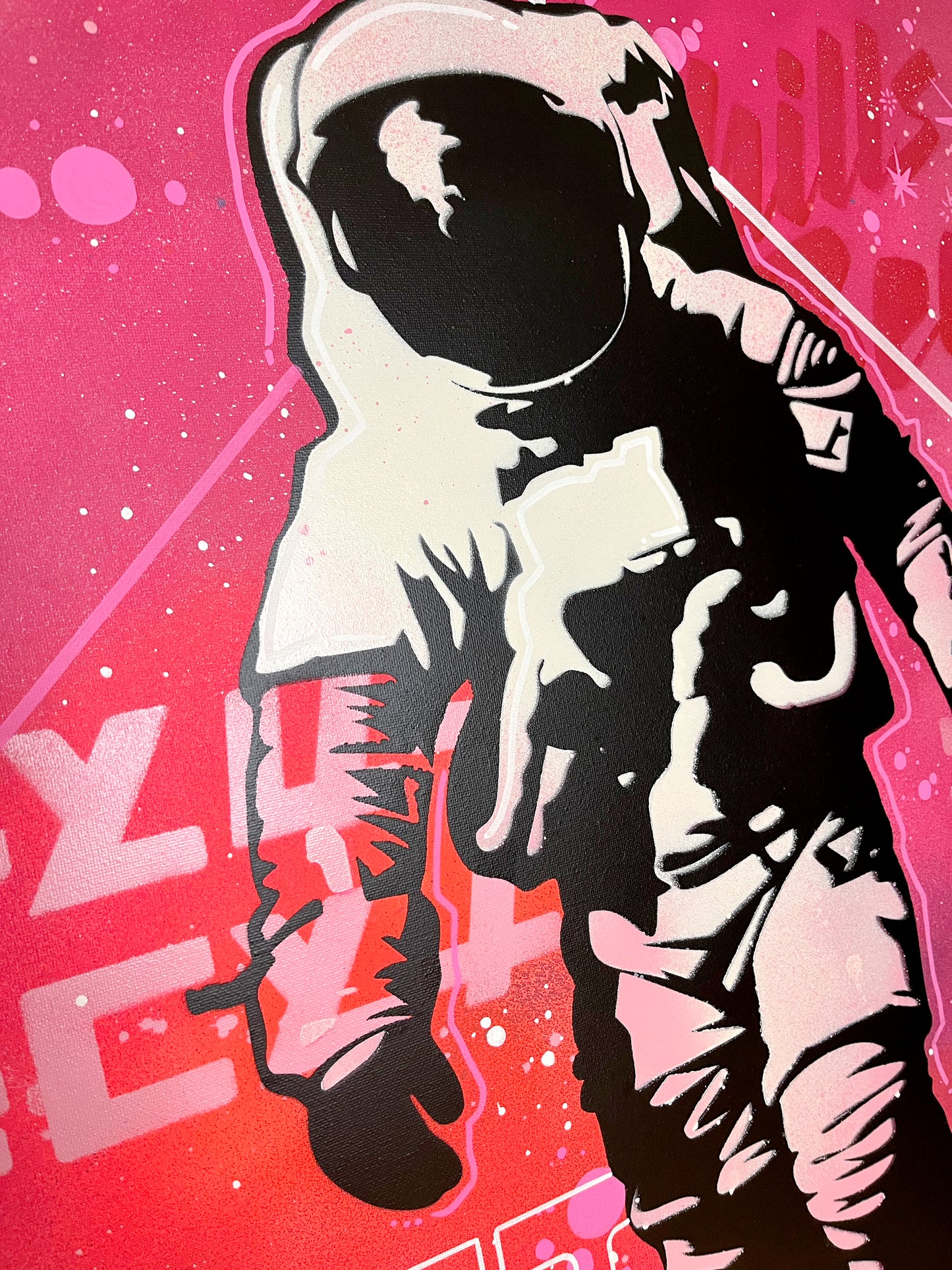 ASTRO - l'astronaute pop art 60x80