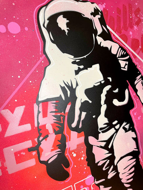 ASTRO - l'astronaute pop art 60x80