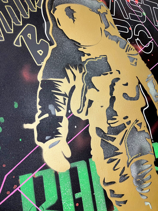 ASTRO - l'astronaute pop art 60x80