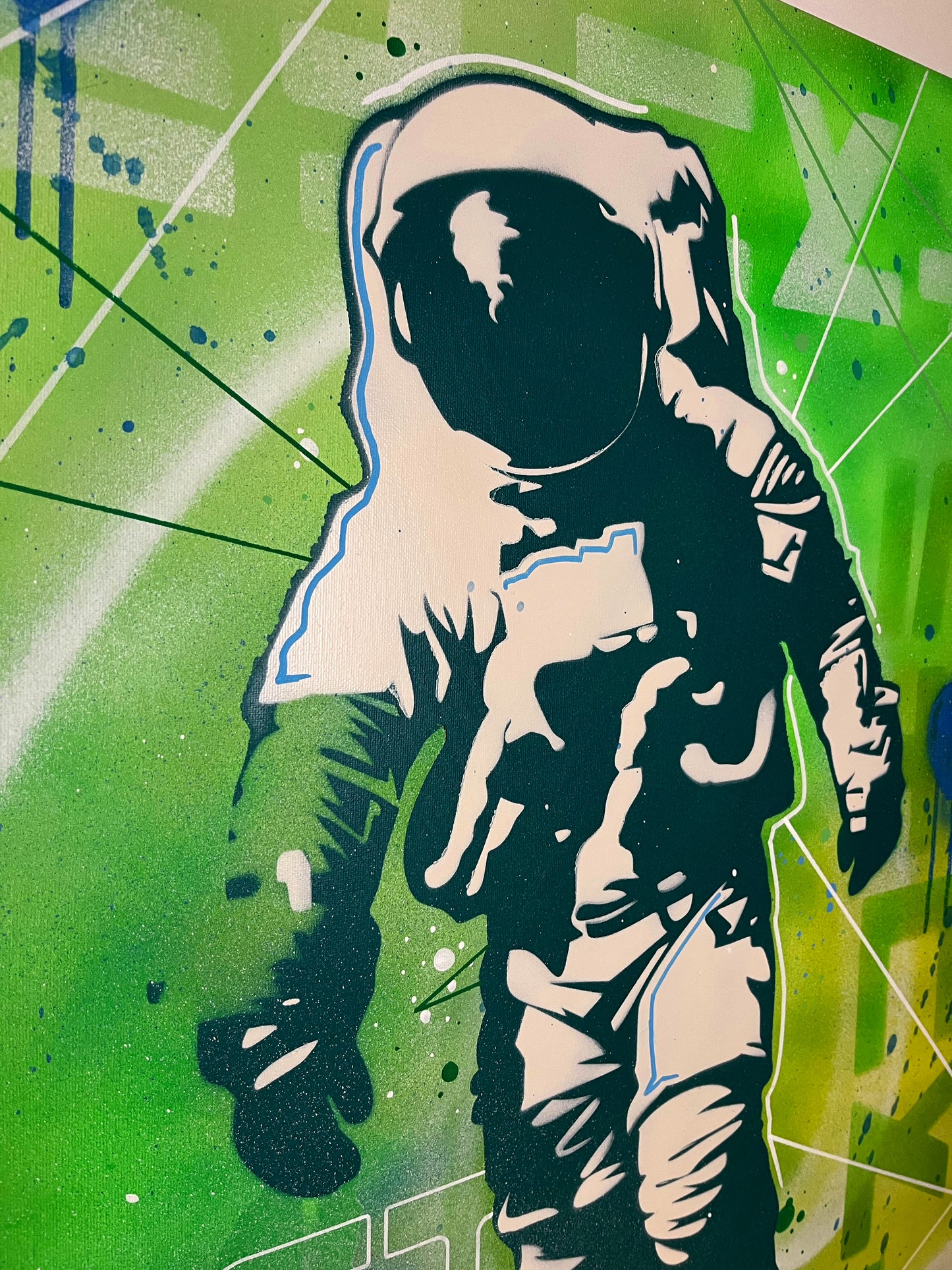 ASTRO - l'astronaute pop art 60x80