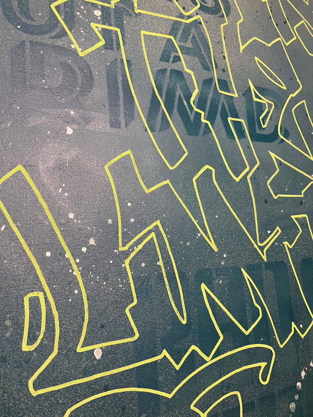 Sky is the Limit: Colorful and inspiring graffiti 60x80