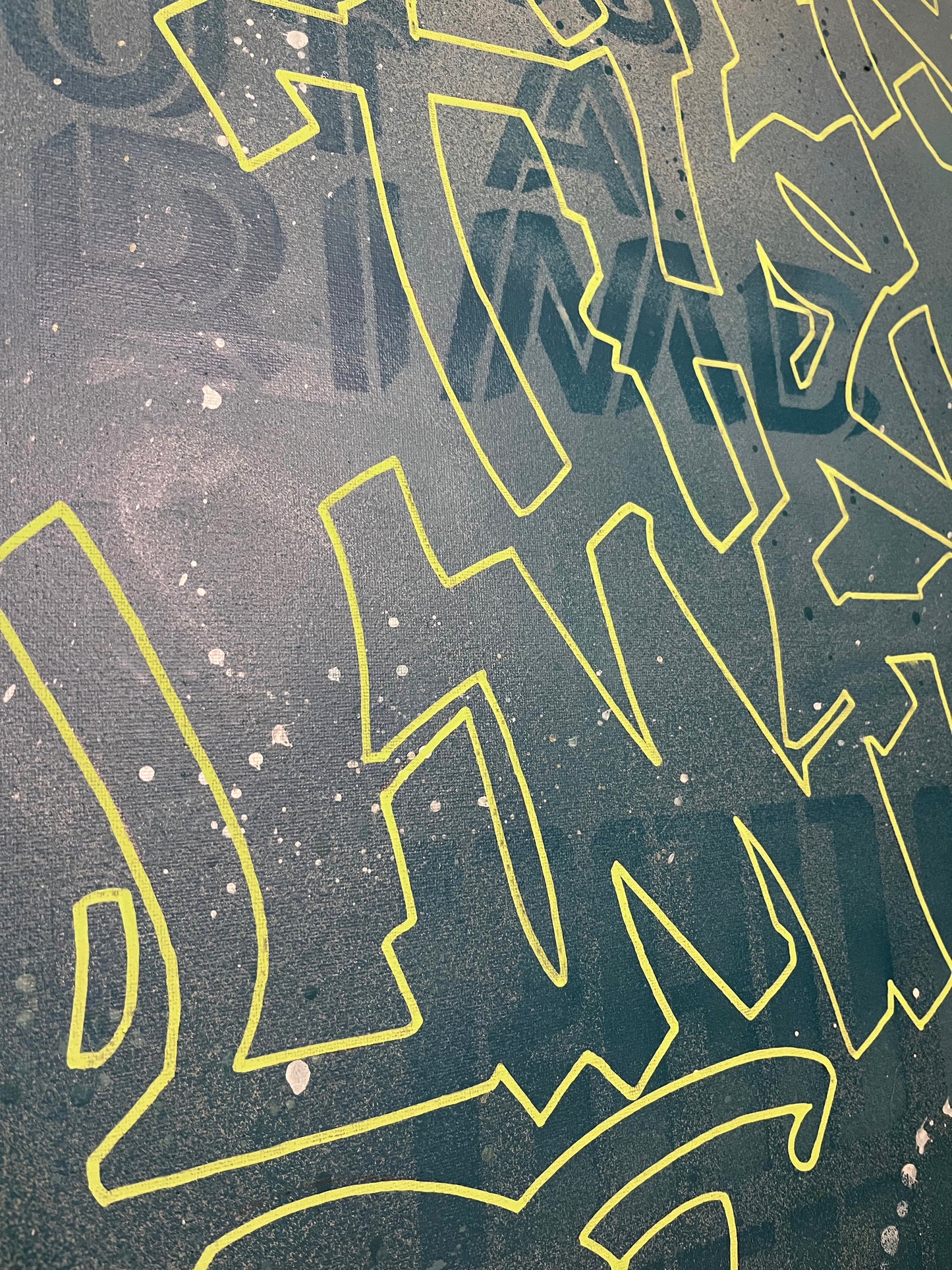 Sky is the Limit : Graffiti coloré et inspirant 60x80