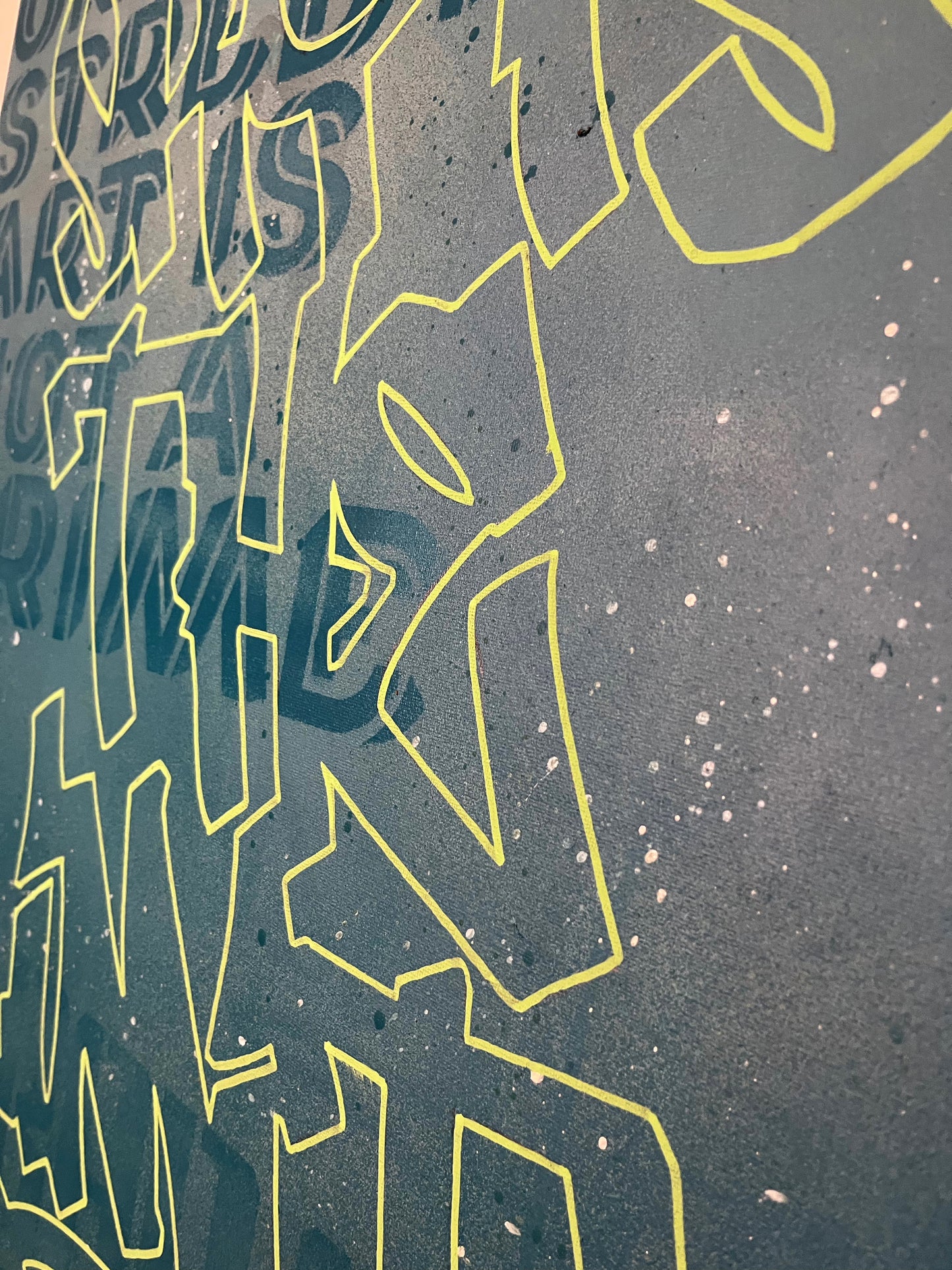 Sky is the Limit : Graffiti coloré et inspirant 60x80