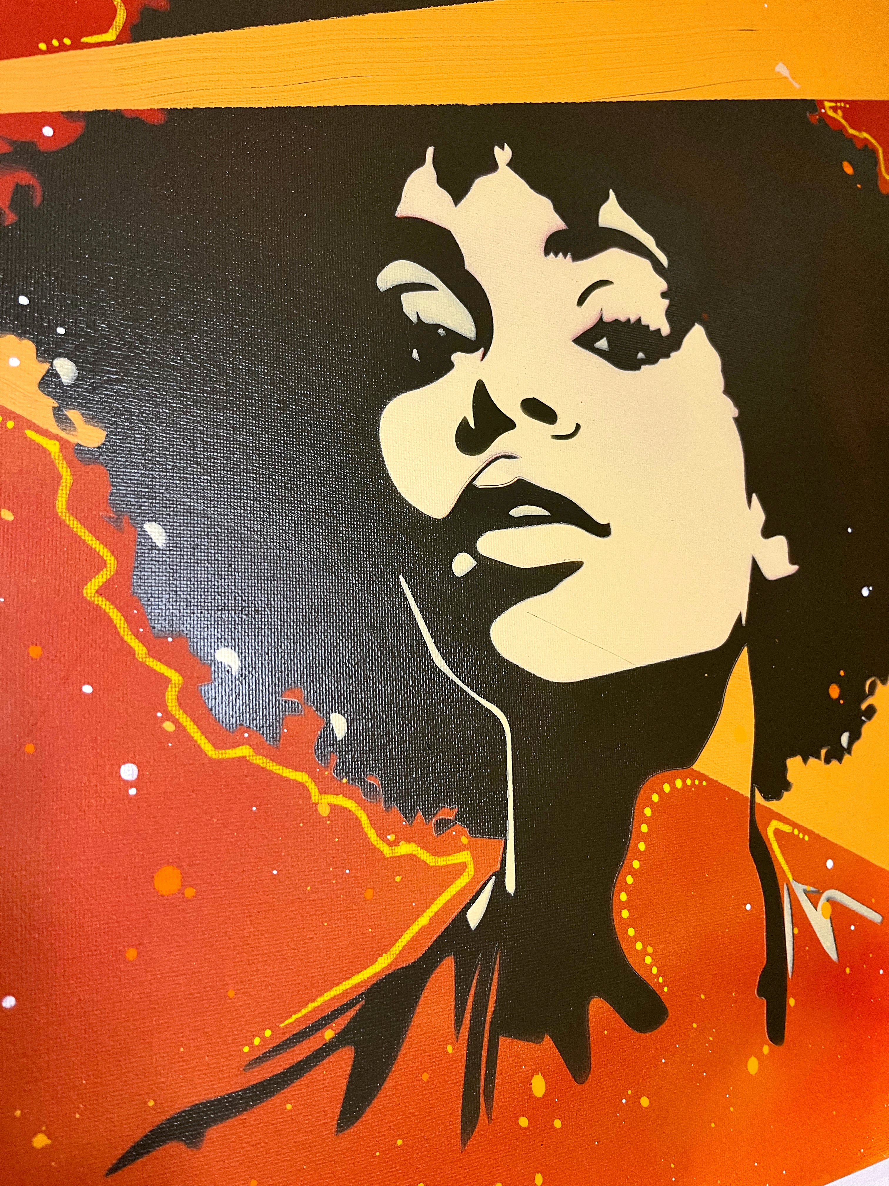 Disco vibes: The diva of the seventies 40x50