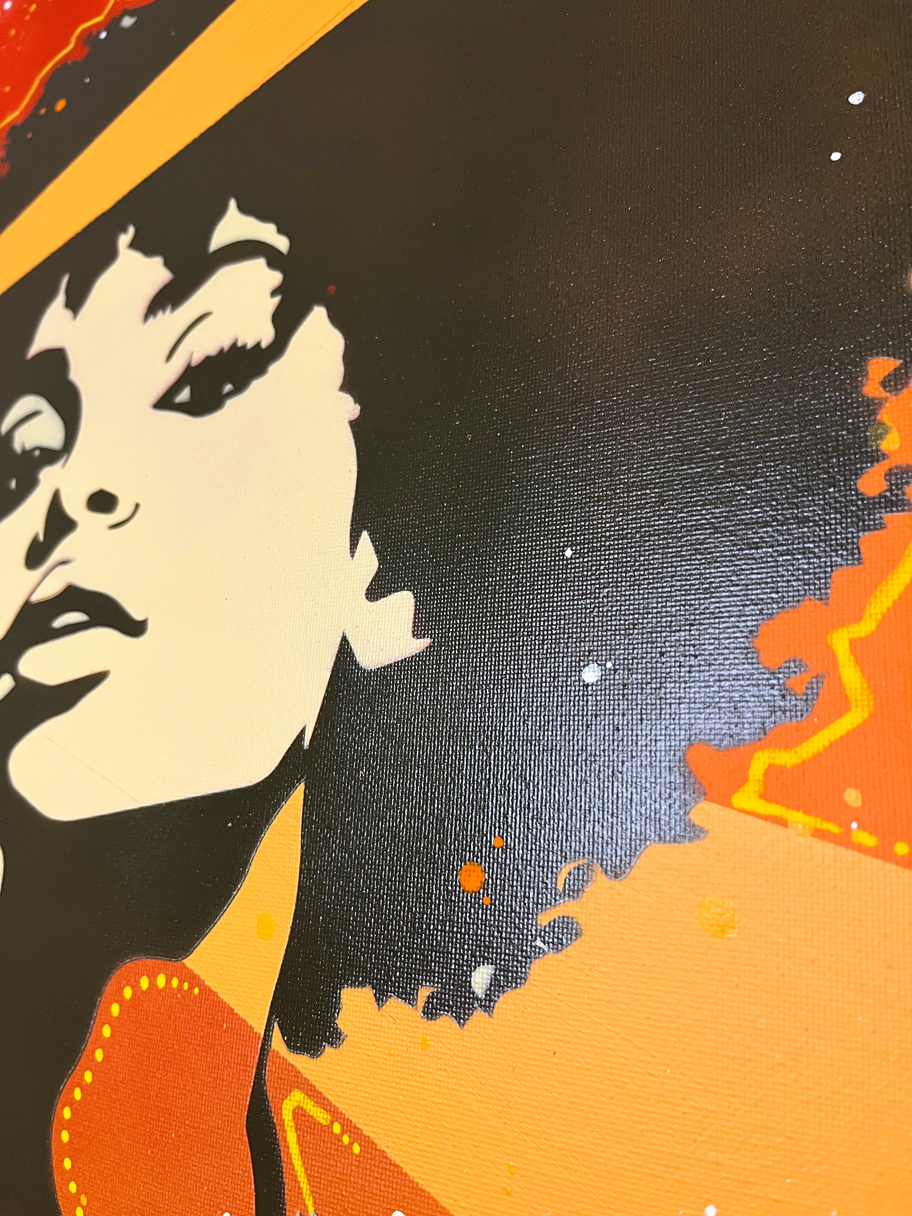 Disco vibes: The diva of the seventies 40x50