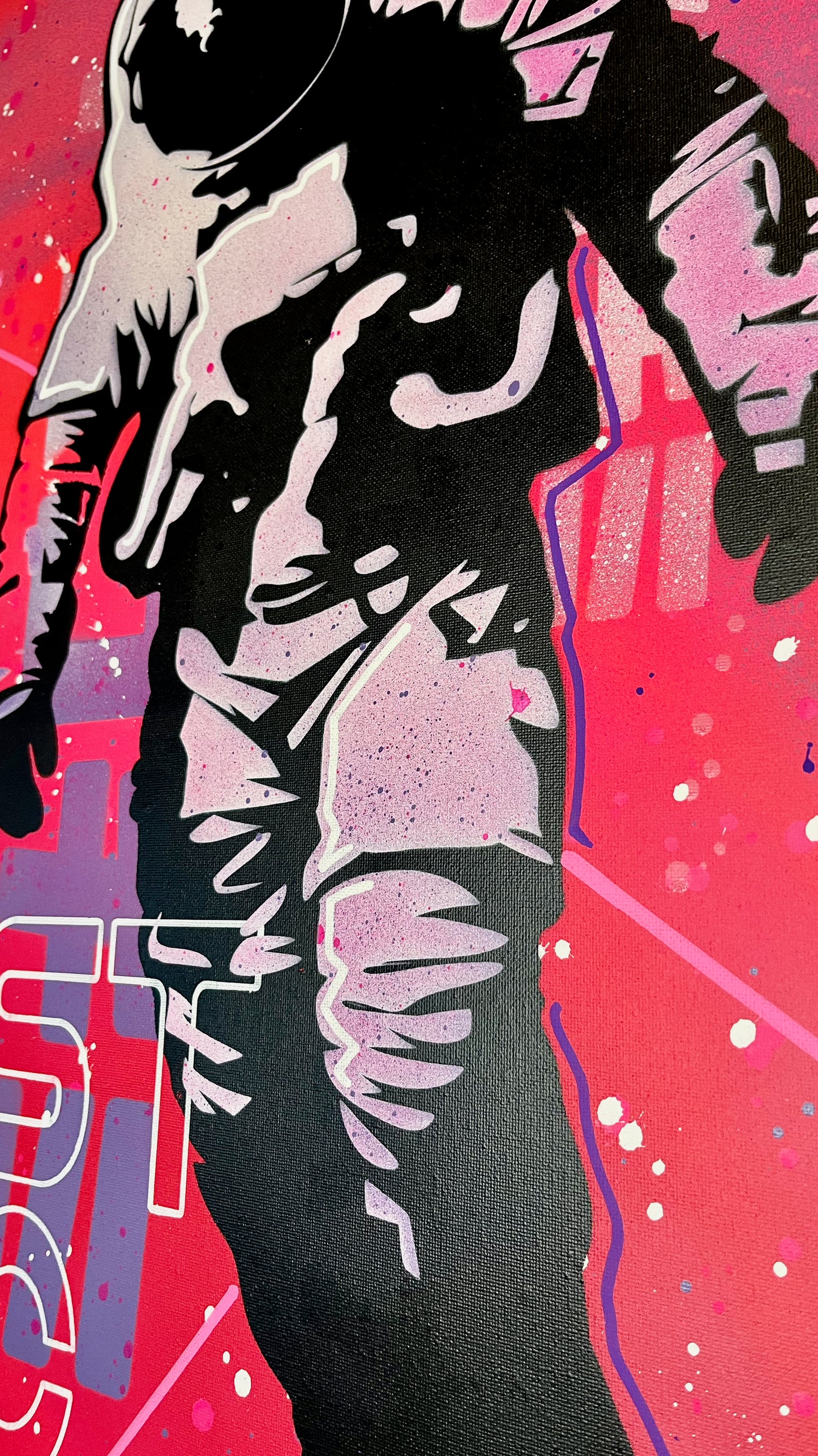 ASTRO - l'astronaute pop art 50x70