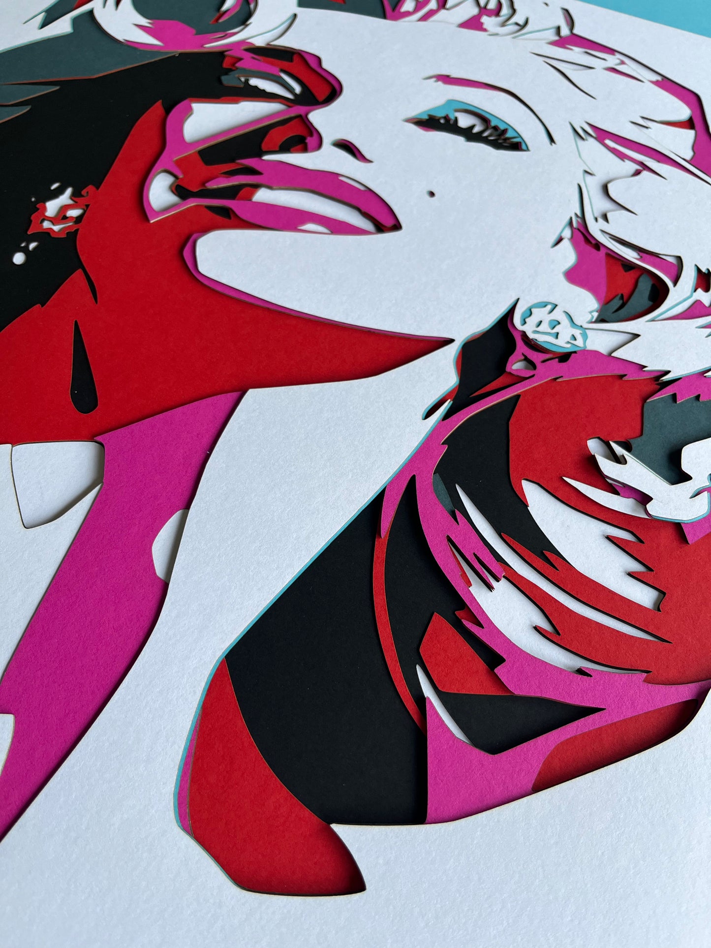 Marilyn Monroe ingelijst portret 70x70cm