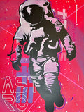 ASTRO - l'astronaute pop art 50x70