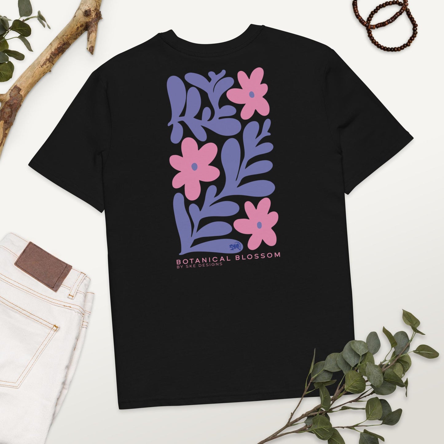 Botanical Blossom - Uniseks T-shirt van biologisch katoen