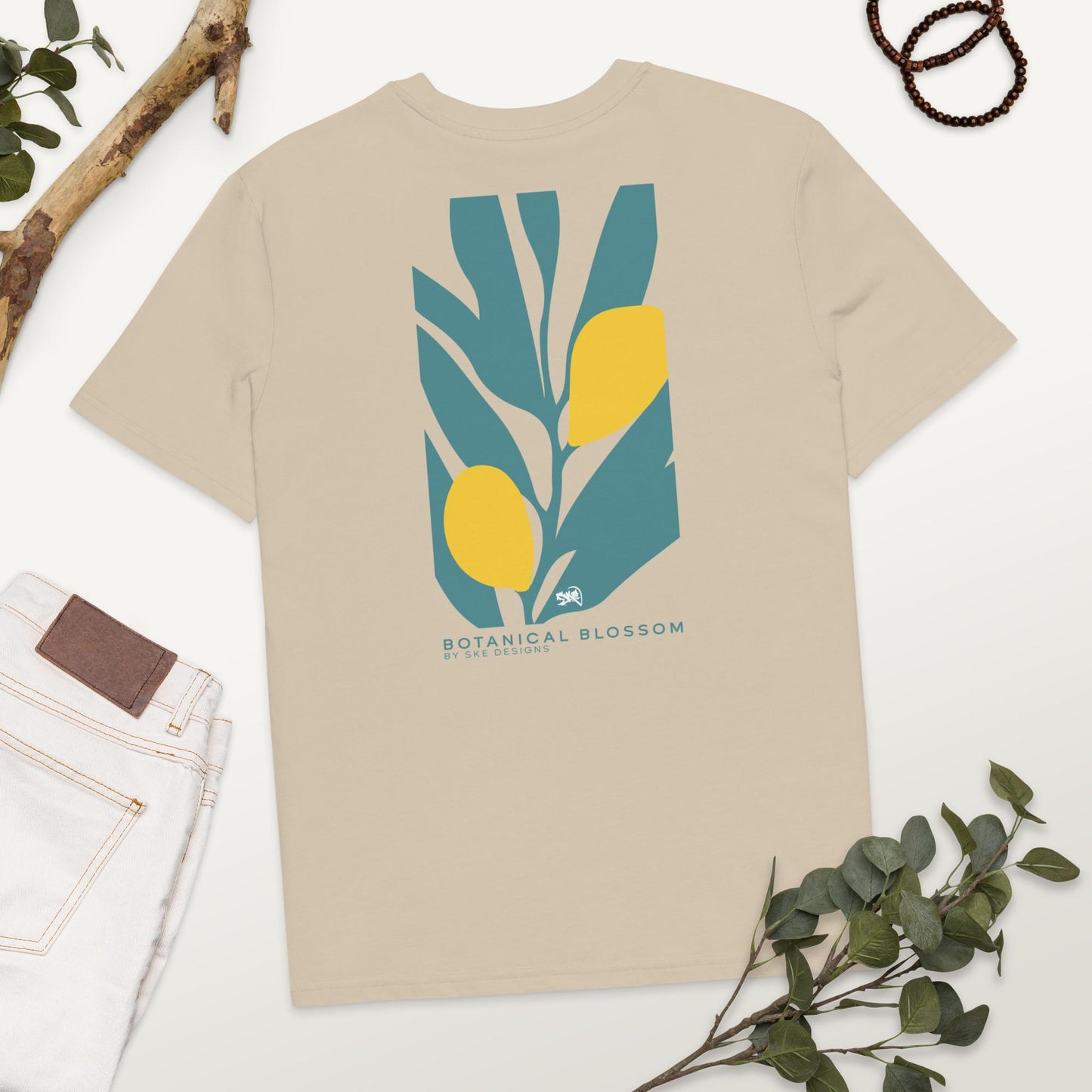 Botanical Blossom - Uniseks T-shirt van biologisch katoen