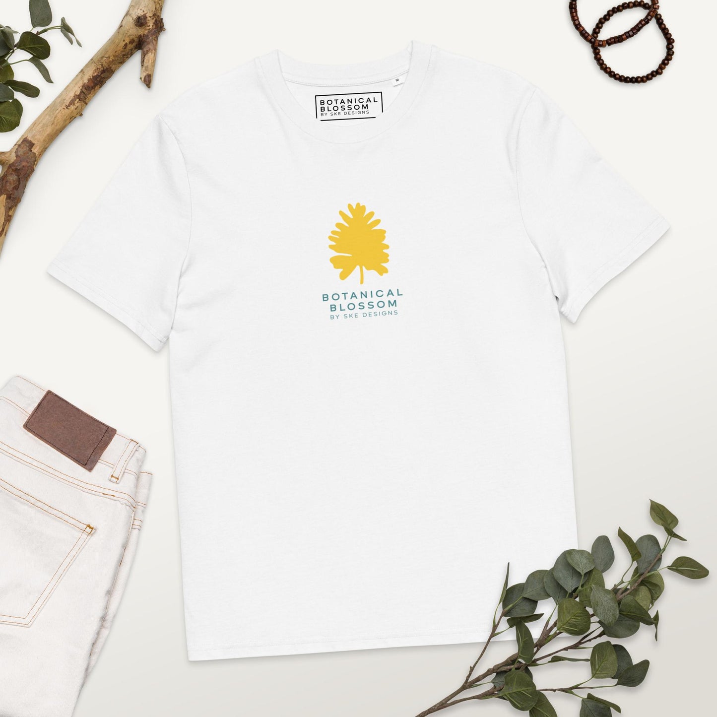 Botanical Blossom - Uniseks T-shirt van biologisch katoen
