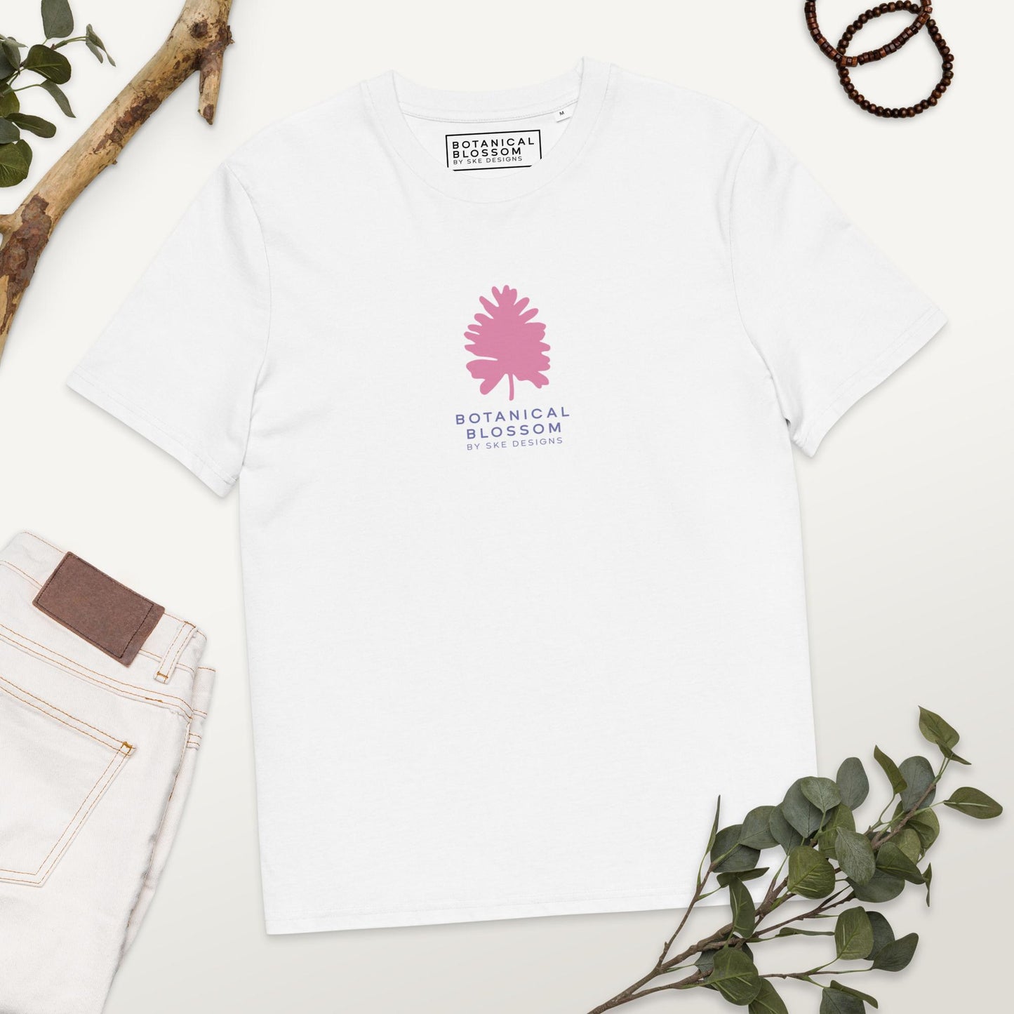 Botanical Blossom - Uniseks T-shirt van biologisch katoen