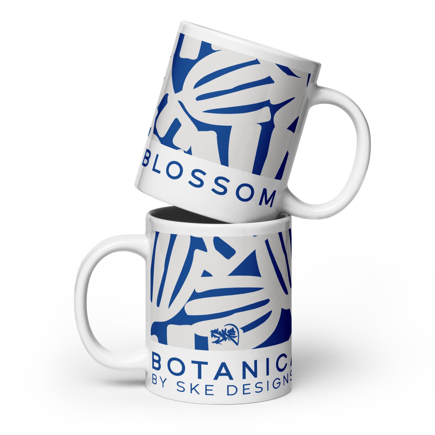 Botanical Blossom - Mug Blanc Brillant