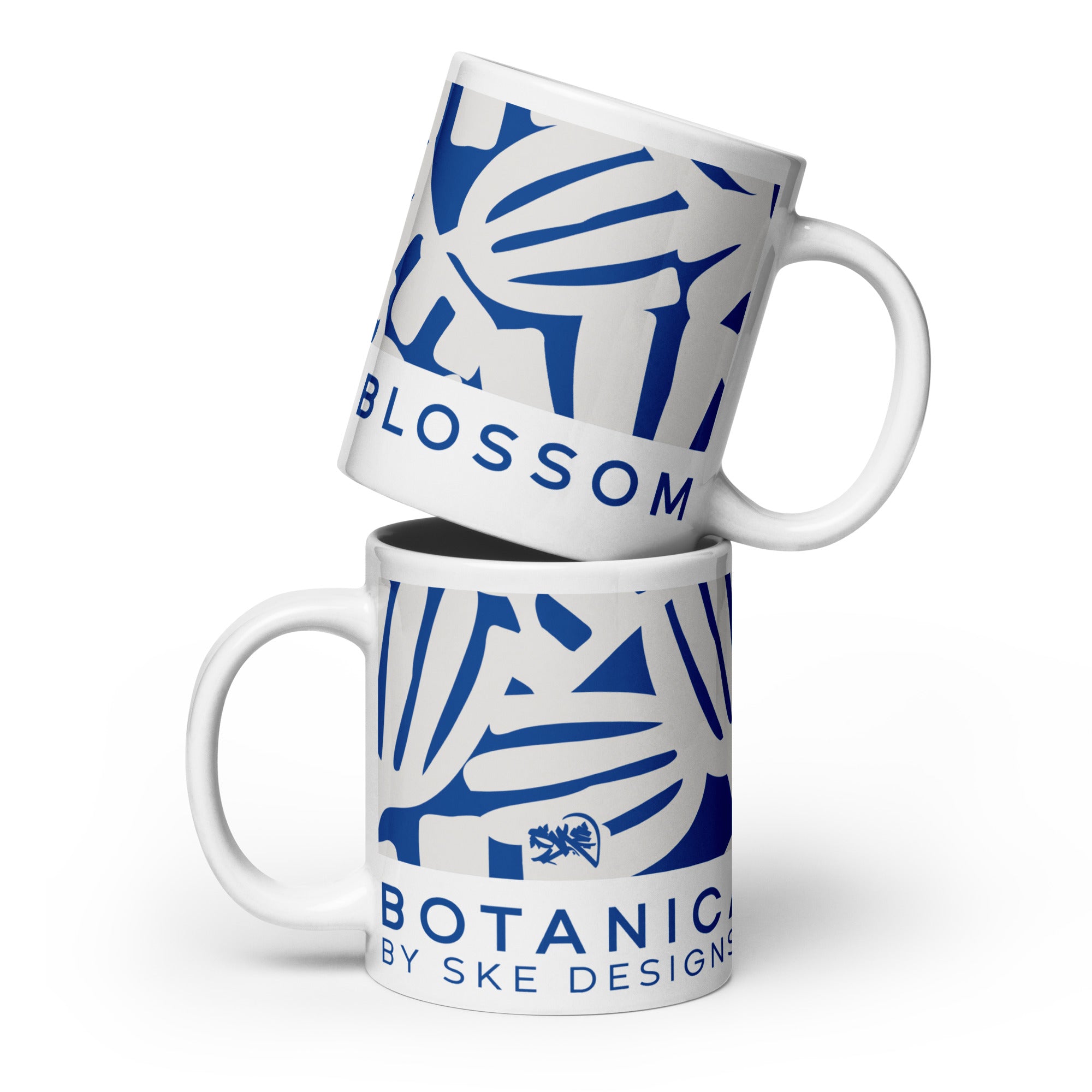 Botanical Blossom - Mug Blanc Brillant