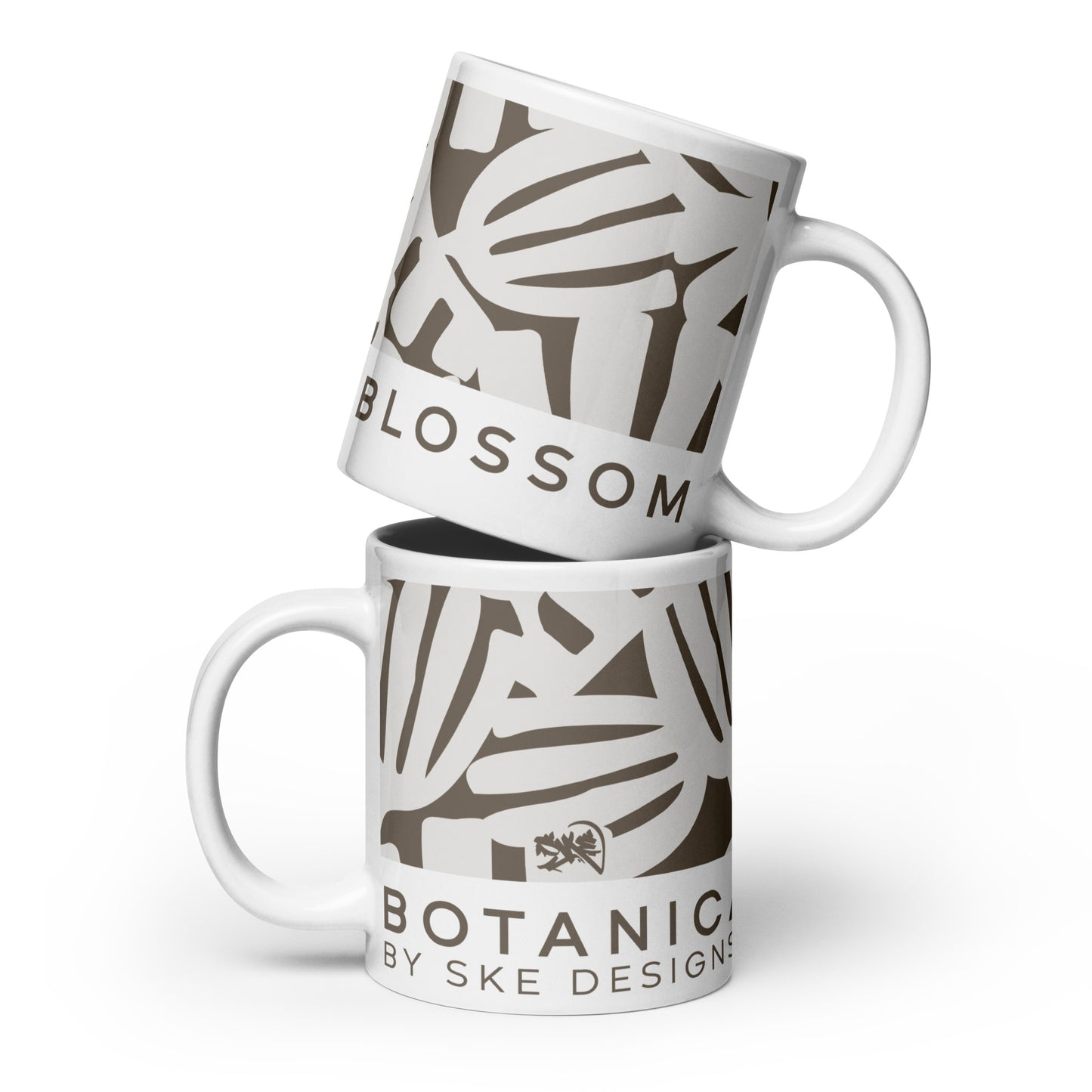 Botanical Blossom -  Mug Blanc Brillant