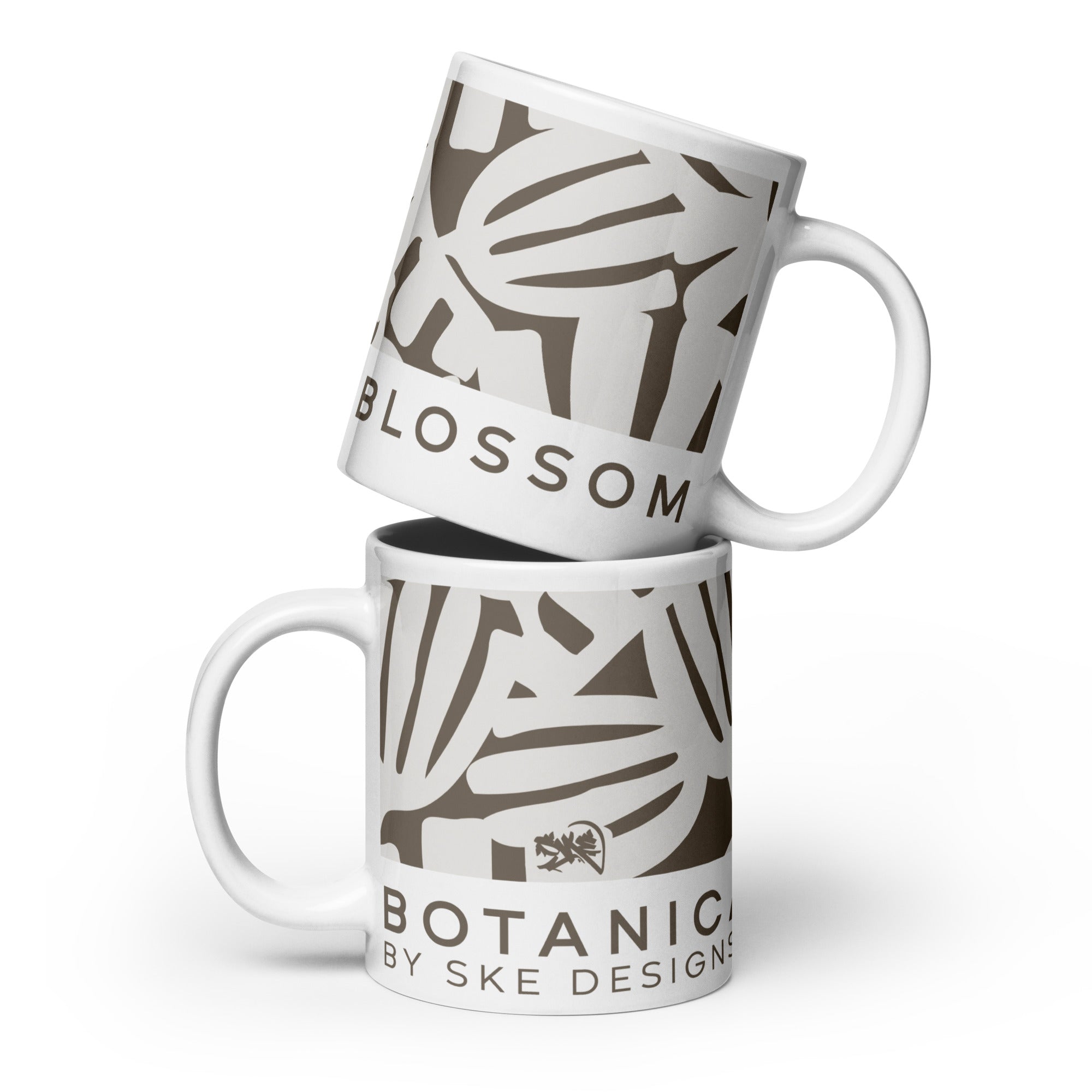 Botanical Blossom -  Mug Blanc Brillant