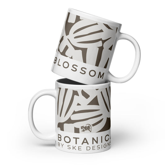 Botanical Blossom -  Mug Blanc Brillant