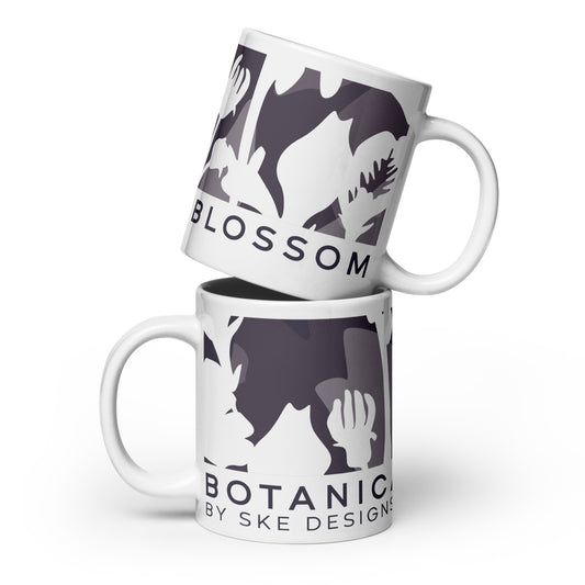 Botanical Blossom - Mug Blanc Brillant