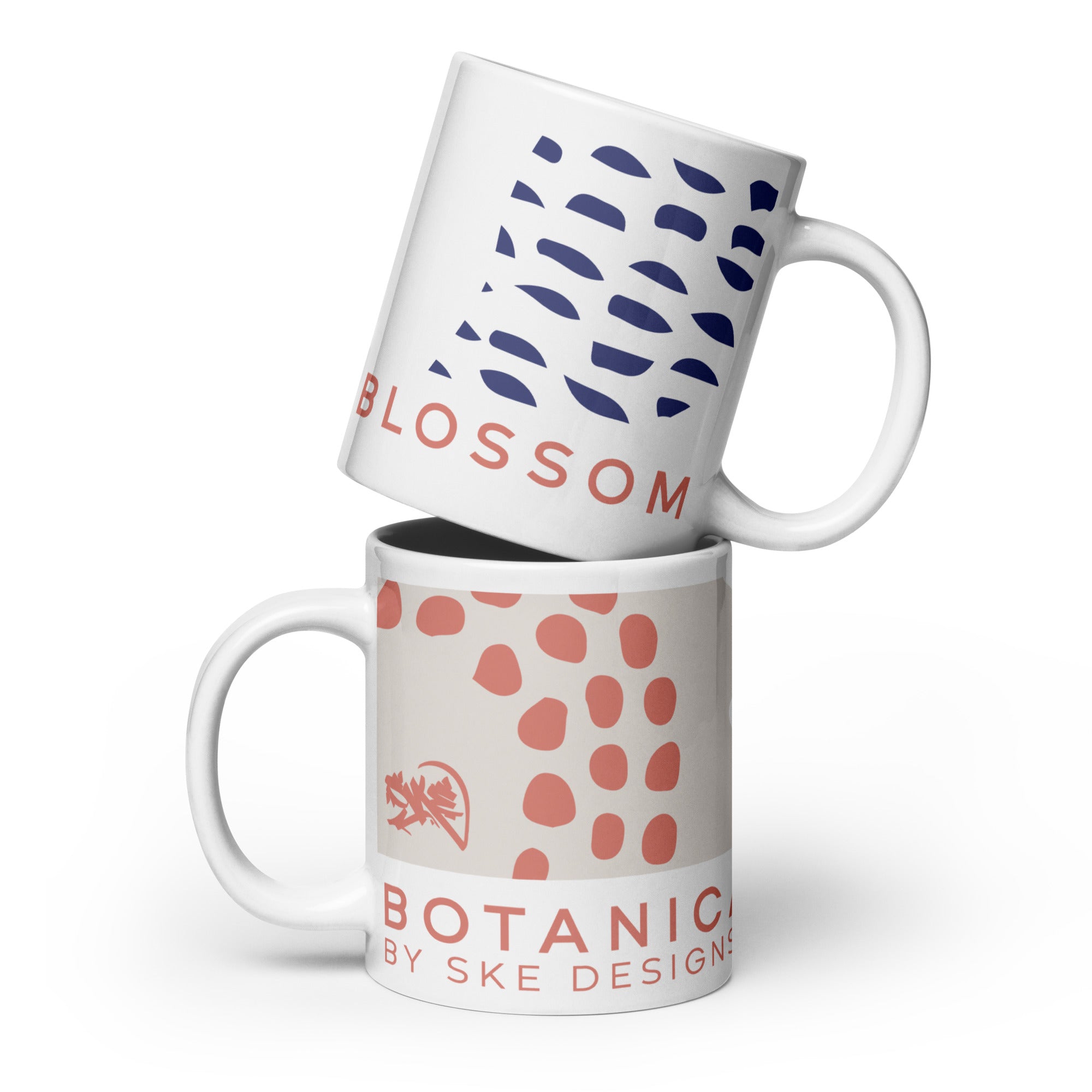Botanical Blossom - Mug Blanc Brillant