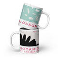 Botanical Blossom - Mug Blanc Brillant