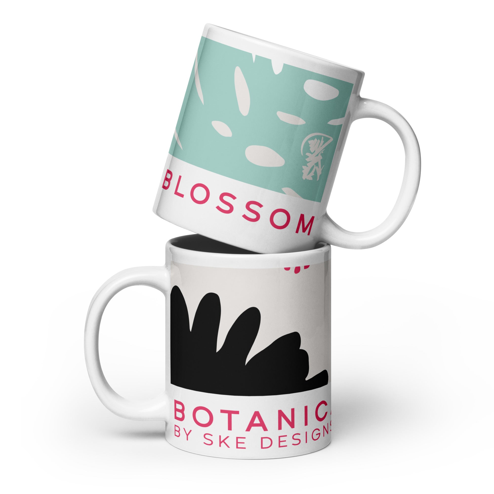 Botanical Blossom - Mug Blanc Brillant