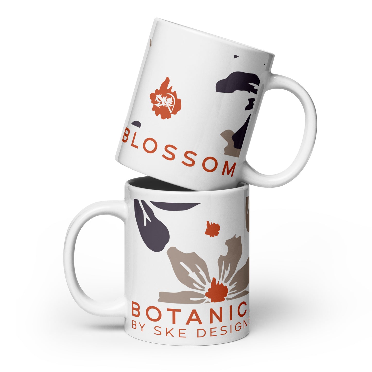 Botanical Blossom - Mug Blanc Brillant